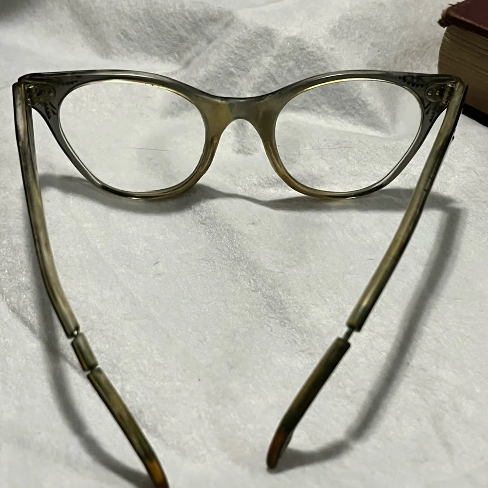 Vintage cat eye , frames made in France glasses